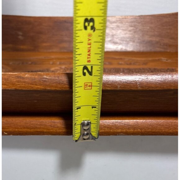 Handcrafted Wooden Serving Tray With Give Us This Day Our Daily Bread 19" Long - Picture 9 of 9